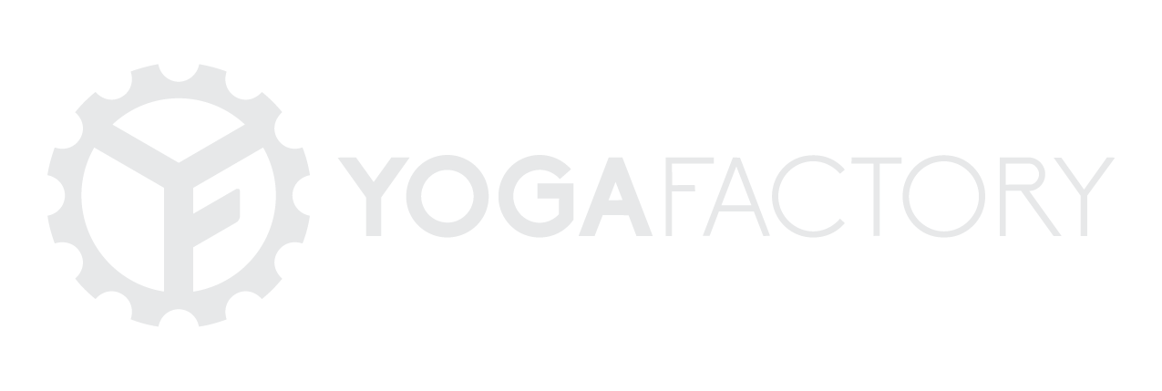 Yoga Factory white logo